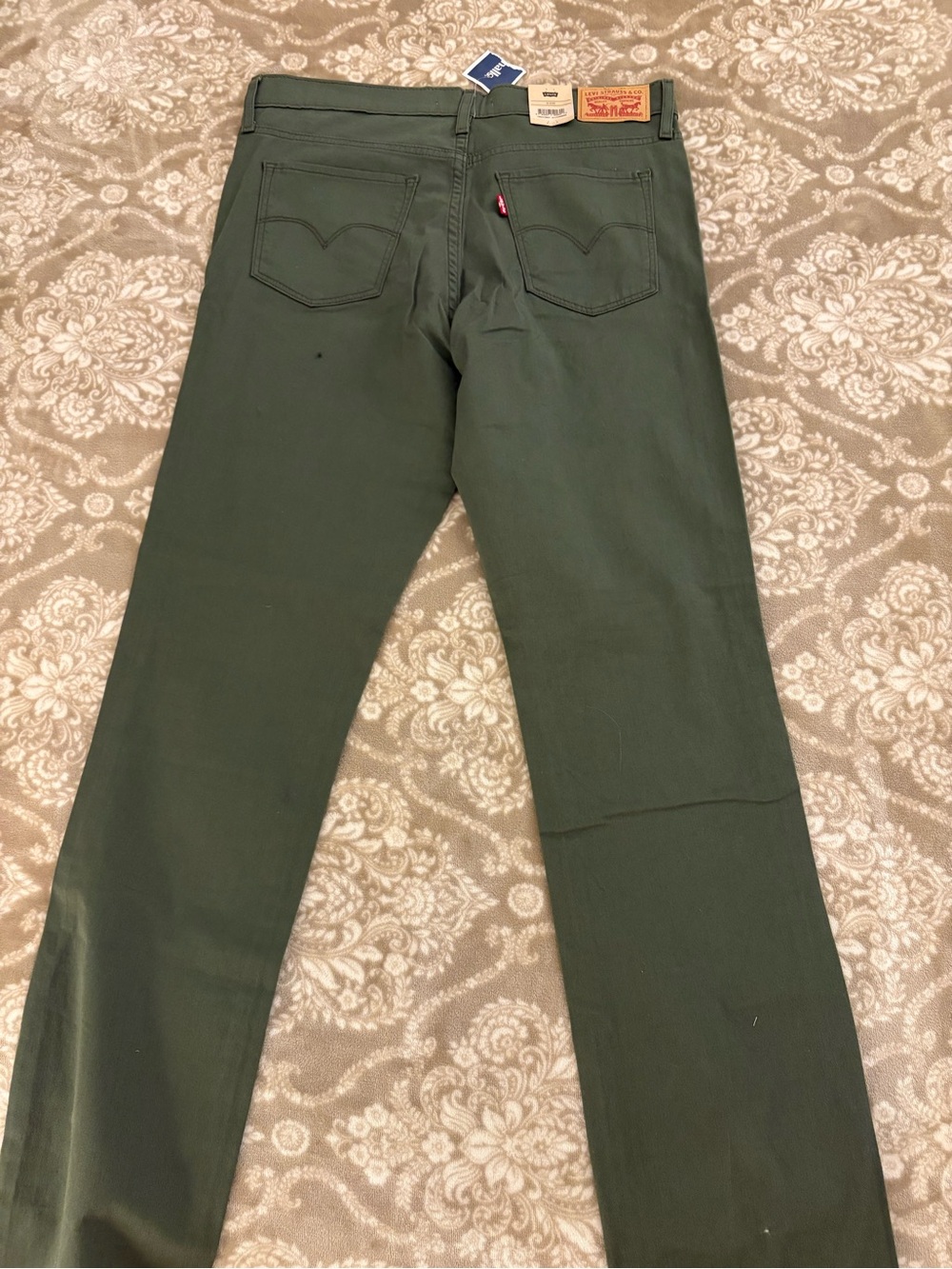 Levi's women Shaping Straight Jeans - Olive Green - Picture 4 of 9